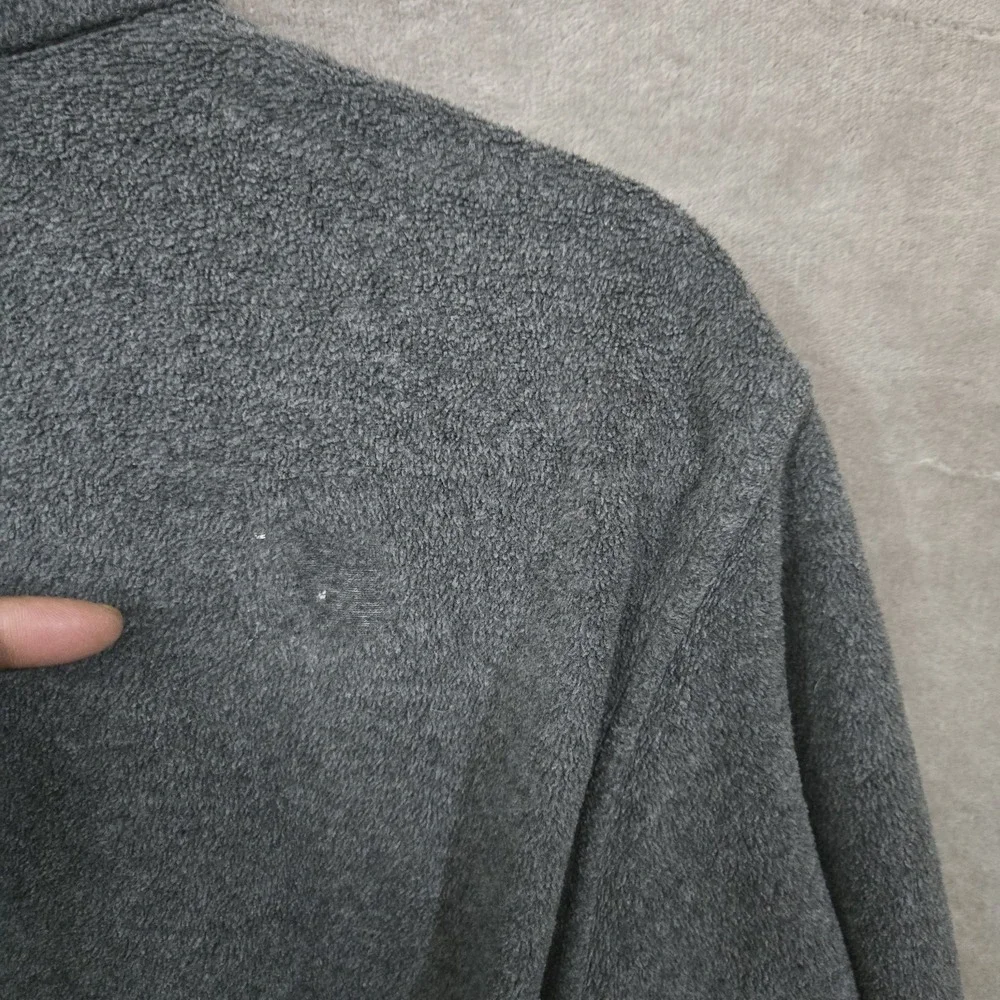 L.L. Bean Robe Mens Medium Gray Fleece Lounge‎ Pockets Old Money Heritage